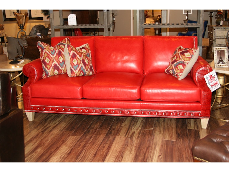 Leather Society By Reflections Living Room Sofa Leather Society By Reflections Sofa Whittemore Sherrill Custom