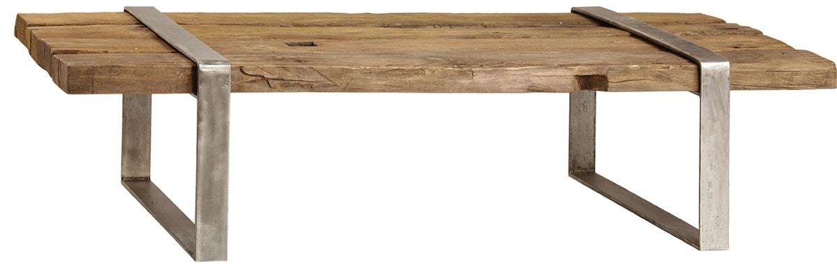 Southern Style Fine Furniture Living Room Reclaimed Wood Top Watson Coffee Table By Dovetail