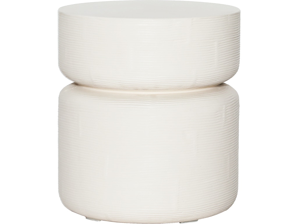 Dovetail Furniture Ysabel Outdoor Side Table DOV24096-WHIT