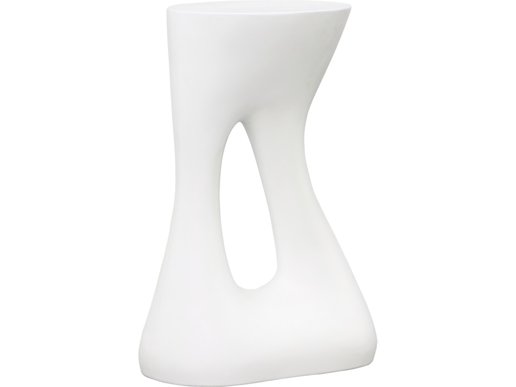 Dovetail Furniture Carolina Outdoor Side Table DOV26079-WHIT