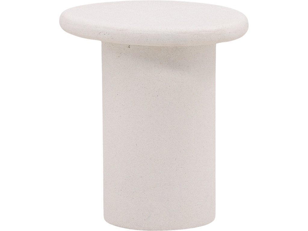 Dovetail Furniture Raul Outdoor Side Table DOV8796-WHIT