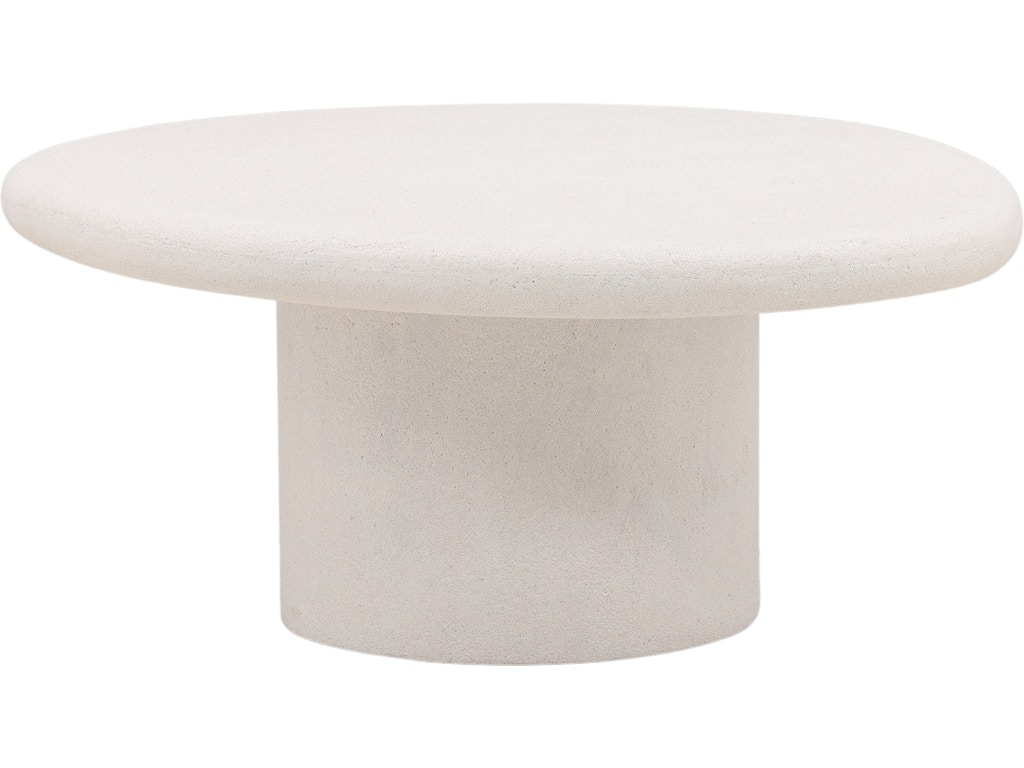 Dovetail Furniture Raul Outdoor Coffee Table DOV8797-WHIT