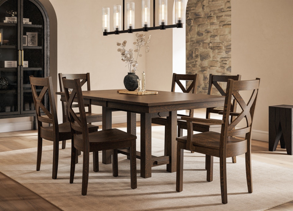 Amish Oak & Cherry Dining Room Group Emma