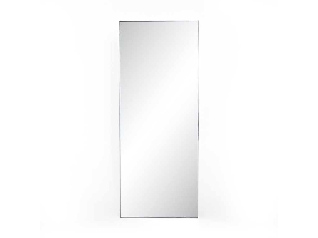 Four Hands Bellvue Floor Mirror-Shiny Steel CIMP-275