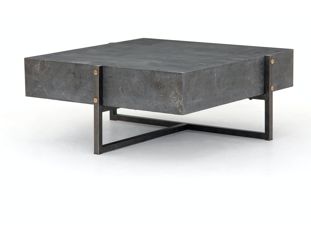 Four Hands Keppler Square Coffee Table-Bluestone CIMP-301