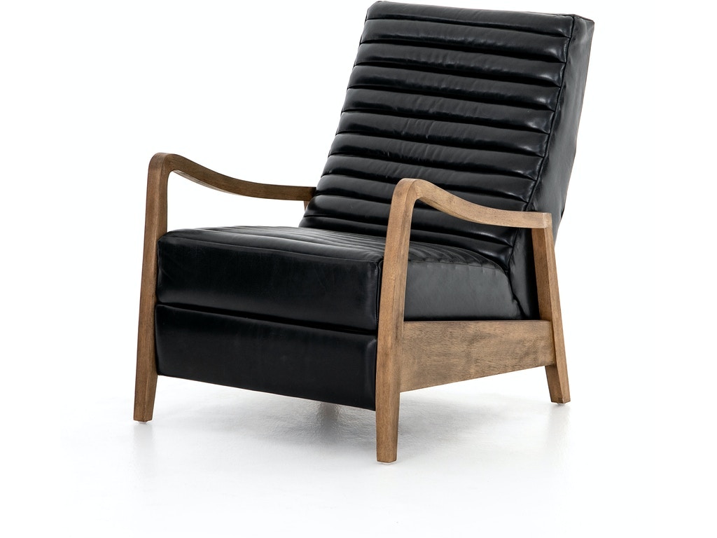 Four Hands Chance Recliner-Dakota Black CKEN-17371-849