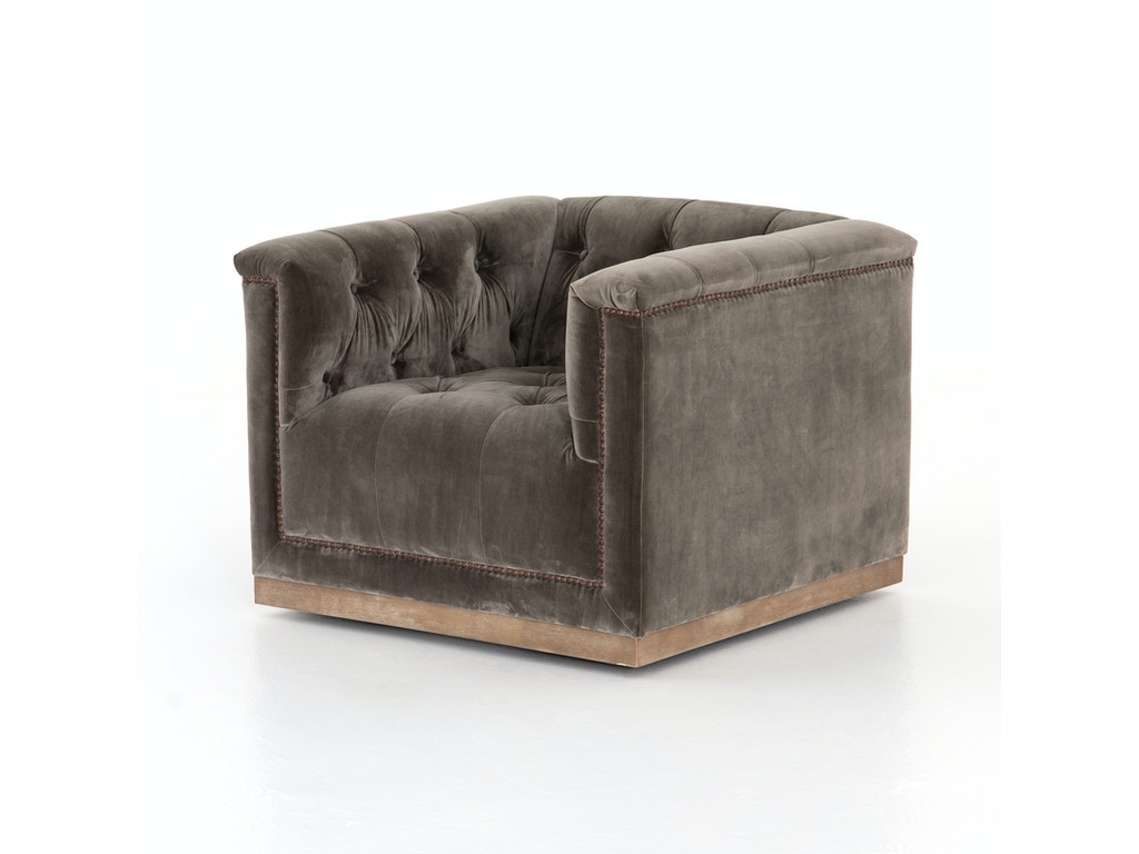 Four Hands Maxx Swivel Chair - Sapphire Birch CKEN-F4Z-202