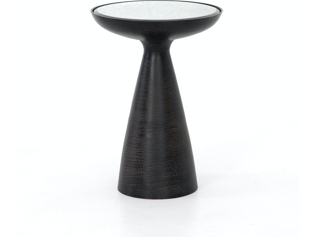 Four Hands Marlow Mod Pedestal Table-Brushed Bronze IMAR-48A