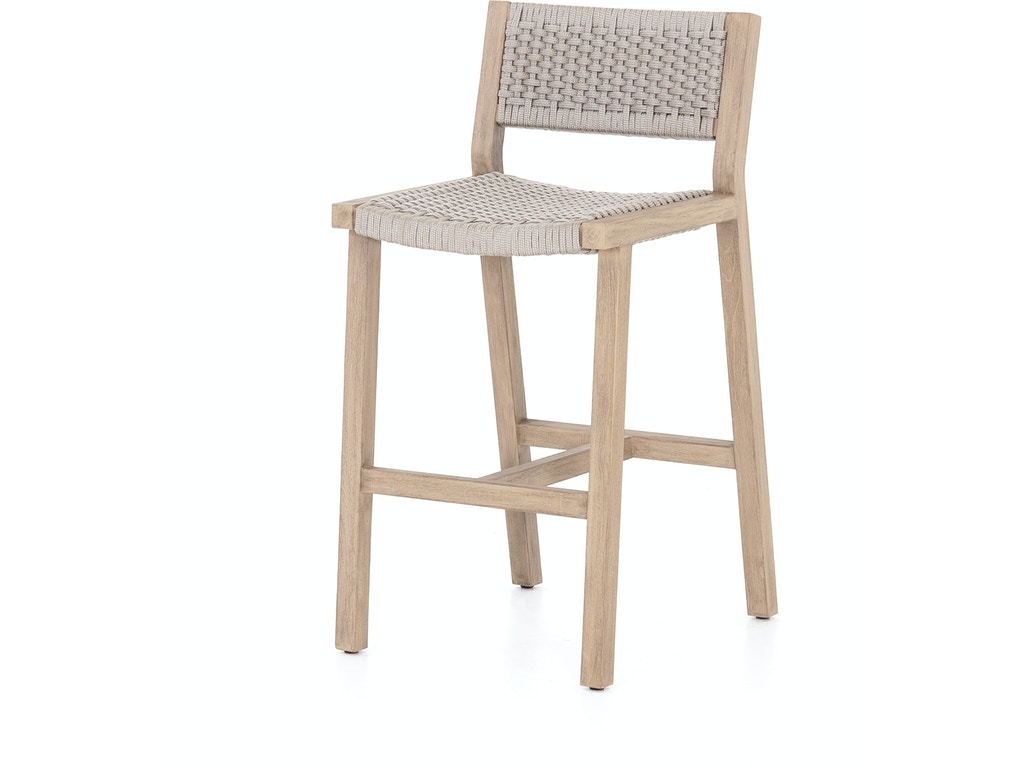 Four Hands Delano Outdoor Bar Stool-Brown JSOL-022
