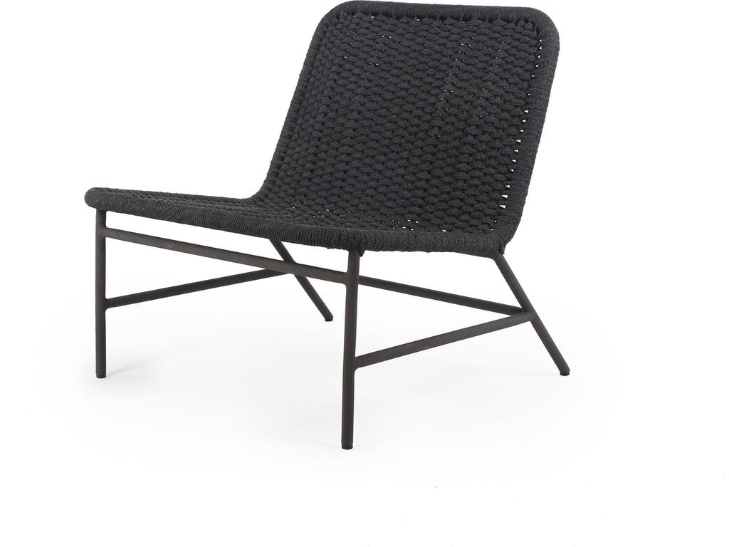 Four Hands Bruno Outdoor Chair-Dark Grey Rope JSOL-048