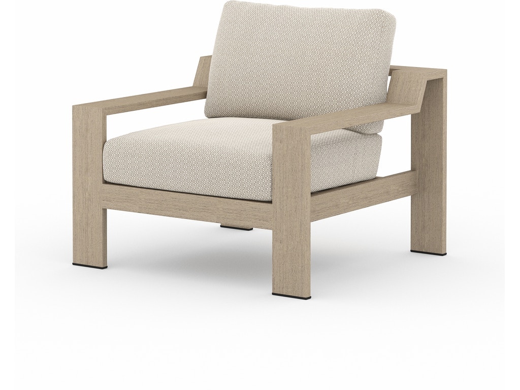 Four Hands Monterey Outdoor Chair-Brown-Faye Sand JSOL-09102K-971
