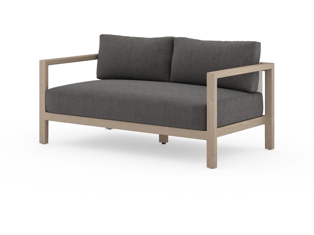 Four Hands Sonoma Outdoor Sofa-60Inch-Brown-Charcoal JSOL-10402K-562
