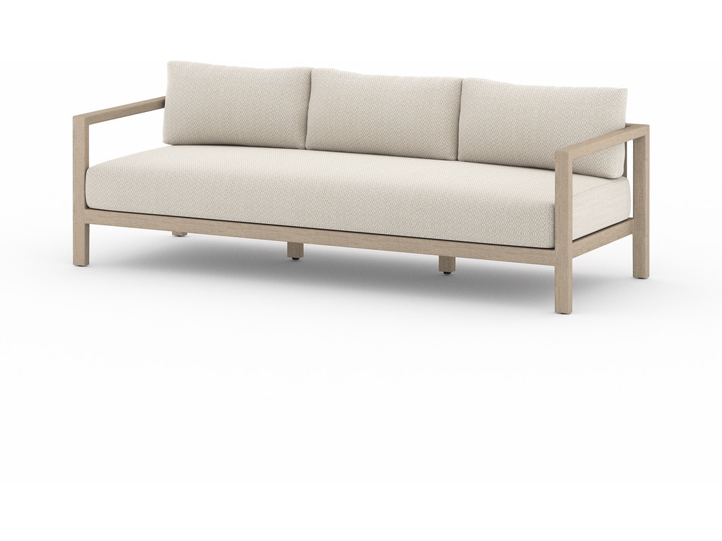 Four Hands Sonoma Outdoor Sofa-88Inch-Brown-Faye Sand JSOL-10502K-971