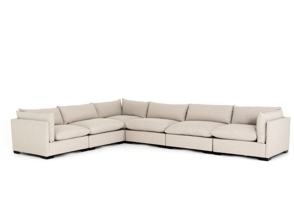 Four Hands Westwood 6-Pc Sectional-Bennett Moon UATR-S07-925
