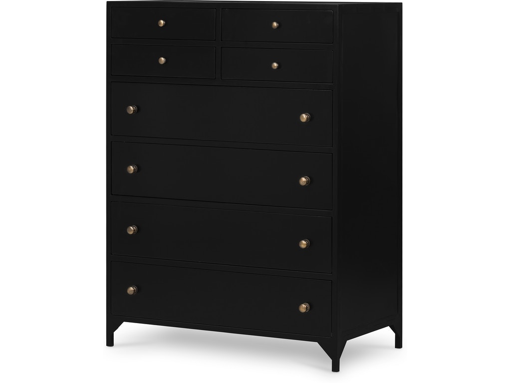 Four Hands Bedroom Belmont 8 Drawer Tall Dresser 104428003 Hickory