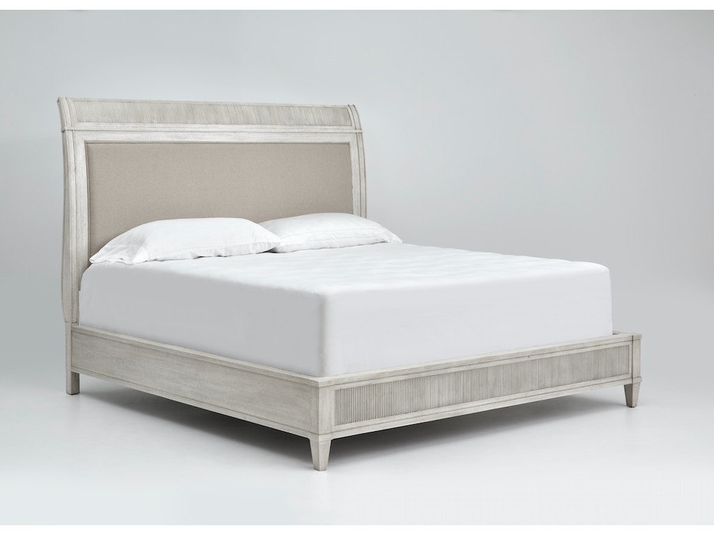 Goods King Sleigh Upholstered Bed G707-63