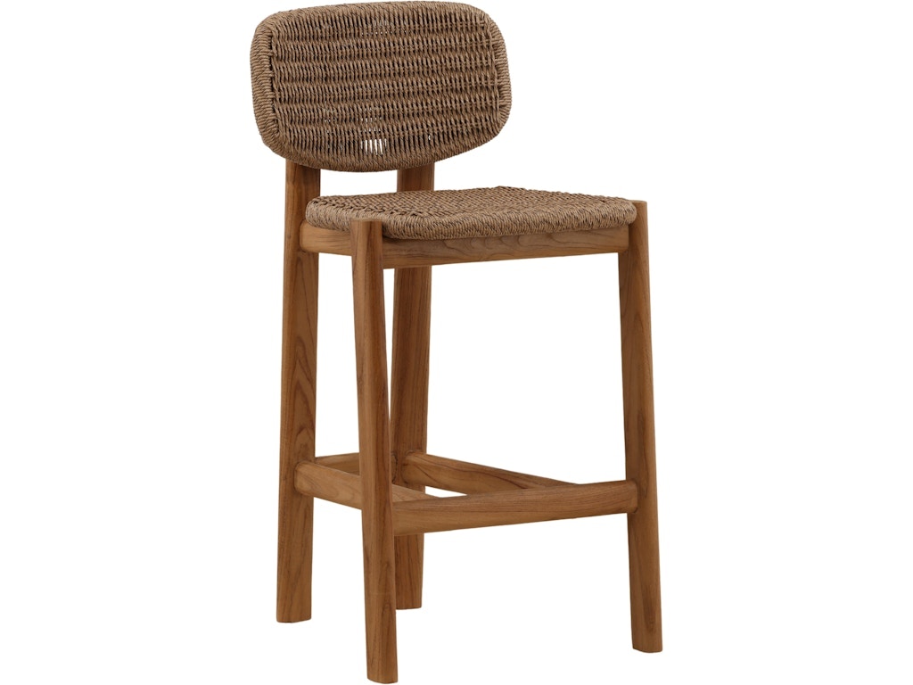 Dovetail Furniture Alva Outdoor Counter Stool DOV10008-LTBR
