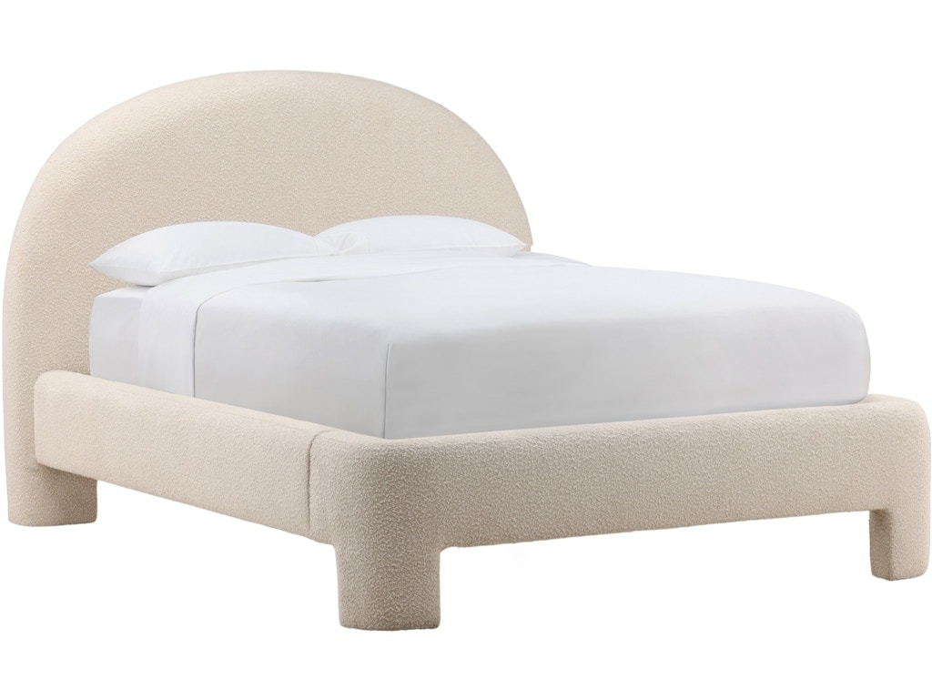 Dovetail Furniture Amir Bed DOV24178Q-CREM