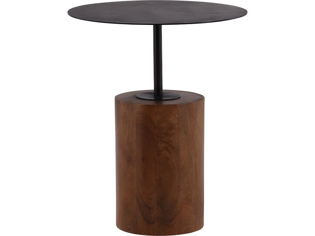 Dovetail Furniture Arlo Side Table DOV40036-BRWN