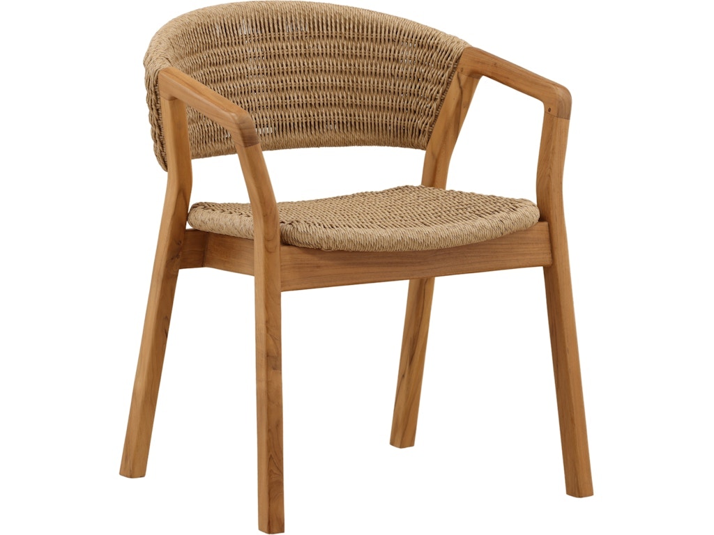 Dovetail Furniture Arrow Outdoor Dining Chair DOV10013-NATL