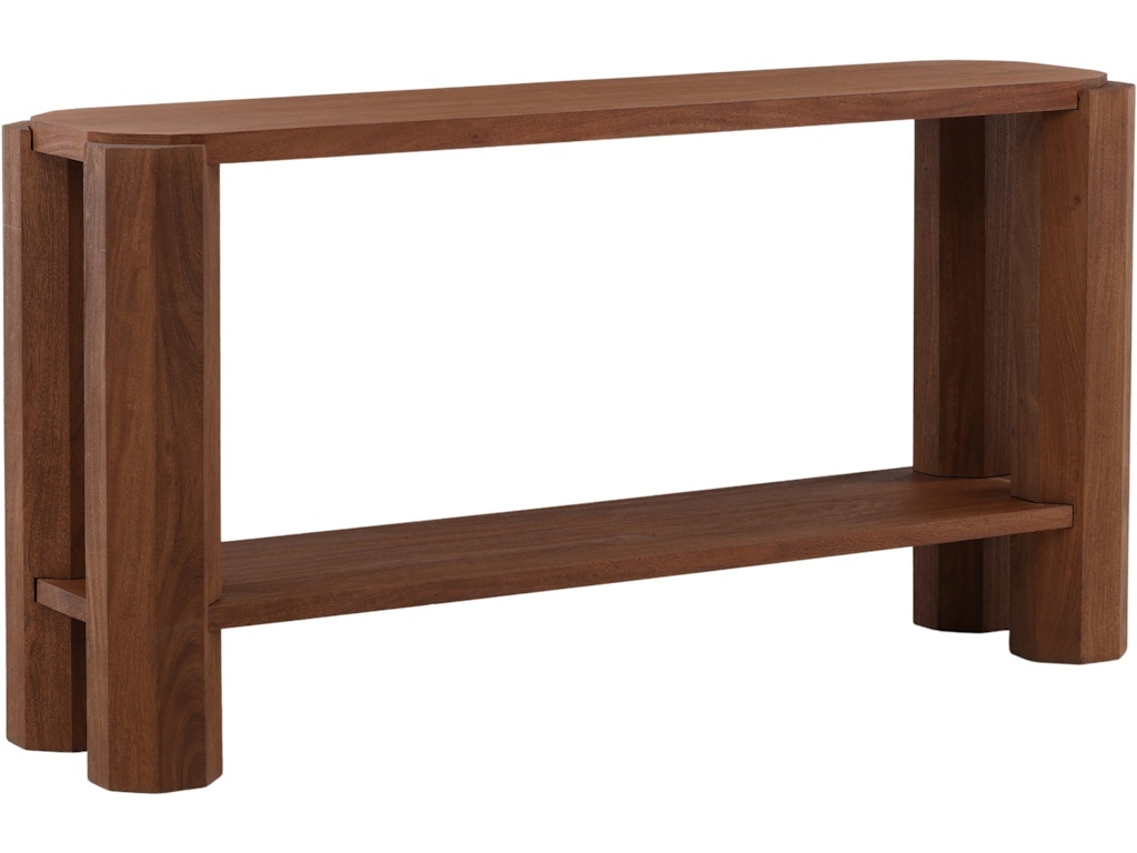 Dovetail Furniture Attiken Console Table DOV76043-BRWN