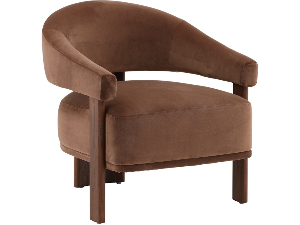 Dovetail Furniture Averie Occasional Chair DOV13023-BRWN