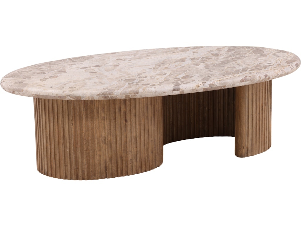 Dovetail Furniture Barrington Coffee Table DOV40116-BEIG