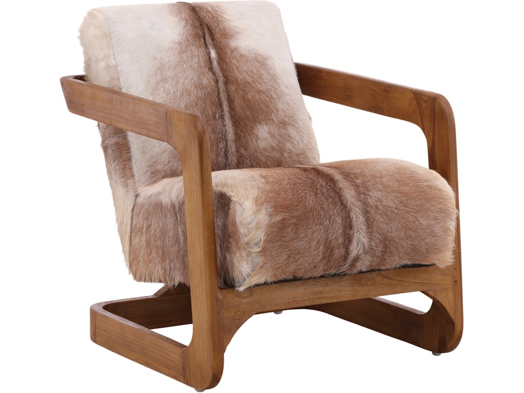 Dovetail Furniture Bautista Occasional Chair DOV0414-BRWN