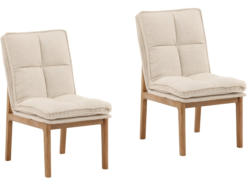 Dovetail Furniture Beka Dining Chair Set of 2 DOV10643-LTNT