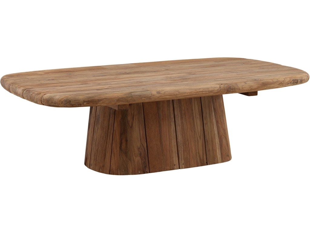 Dovetail Furniture Belvoir Outdoor Coffee Table DOV29044-NATL