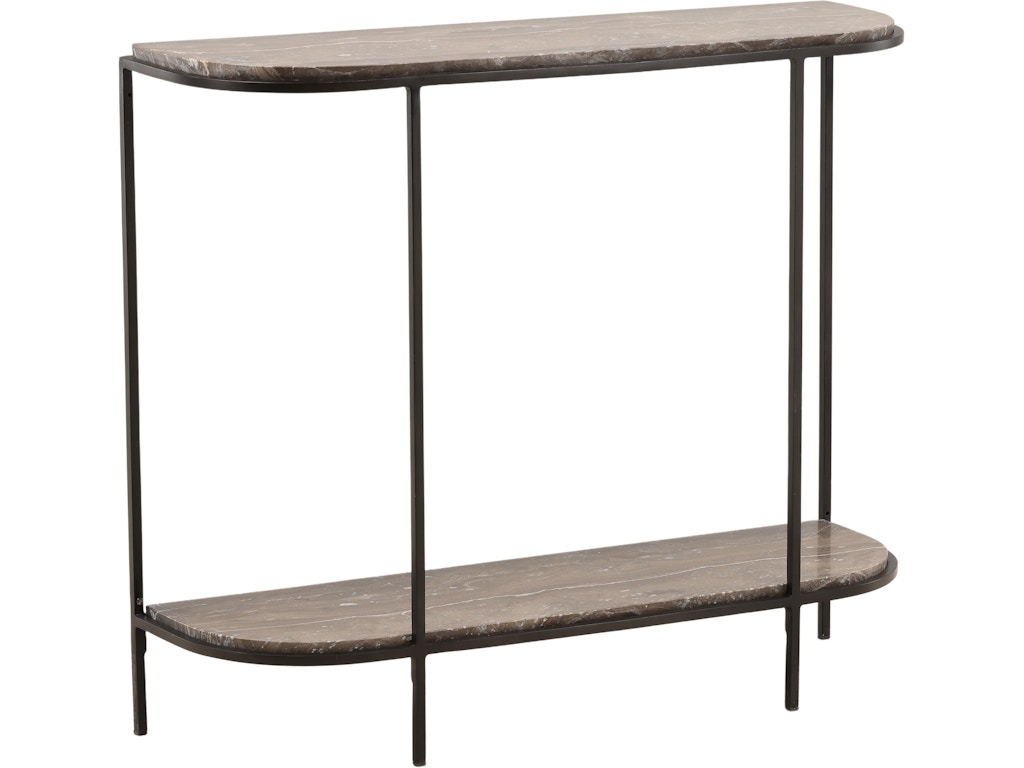 Dovetail Furniture Brian Console Table DOV40045-BRWN