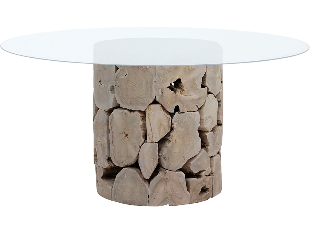 Dovetail Furniture Briar Round Dining Table IT8408B