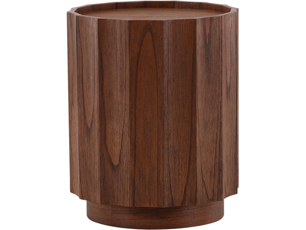 Dovetail Furniture Cadwell Side Table DOV11722-BRWN