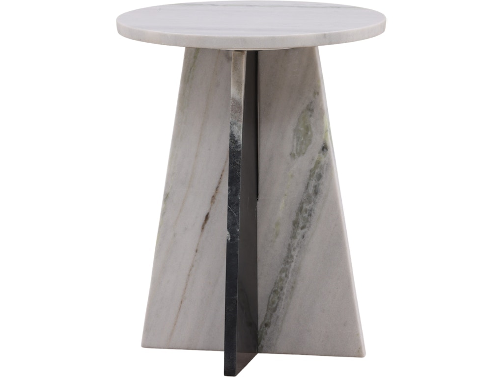 Dovetail Furniture Caldwell Side Table DOV40017-BKWH