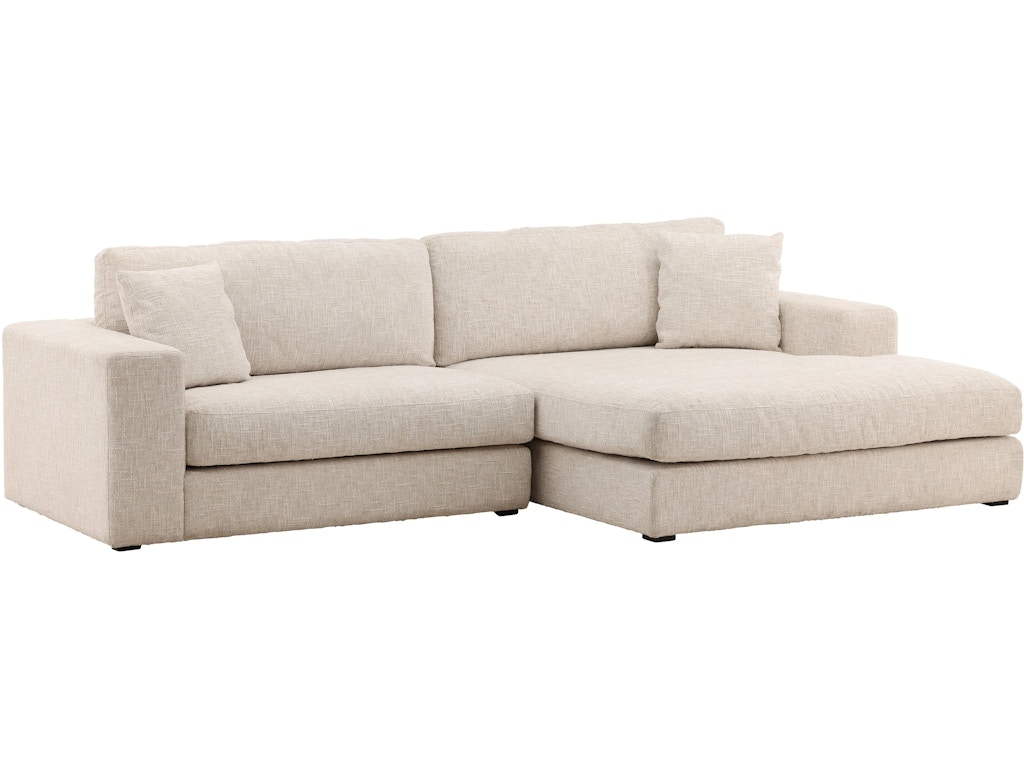 Dovetail Furniture Darina Chaise Sectional DOV51000R-CREM