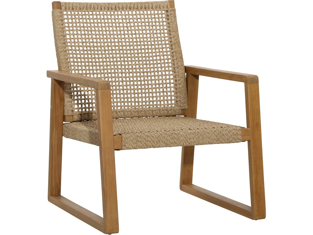 Dovetail Furniture Fay Outdoor Occasional Chair RIV10012-NAT