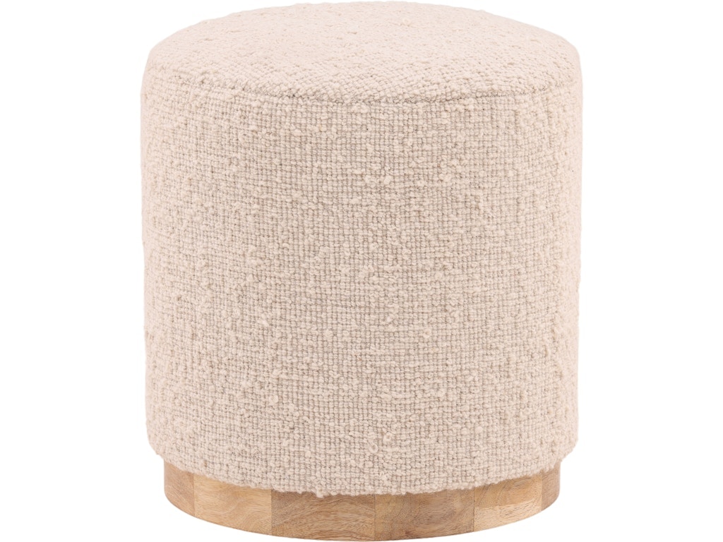 Dovetail Furniture Gema Stool DOV6936-IVRY