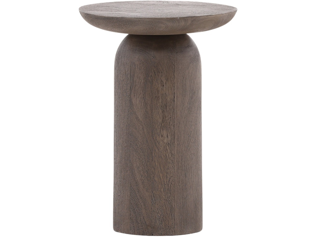 Dovetail Furniture Lorin Side Table DOV76033-GREY-SM