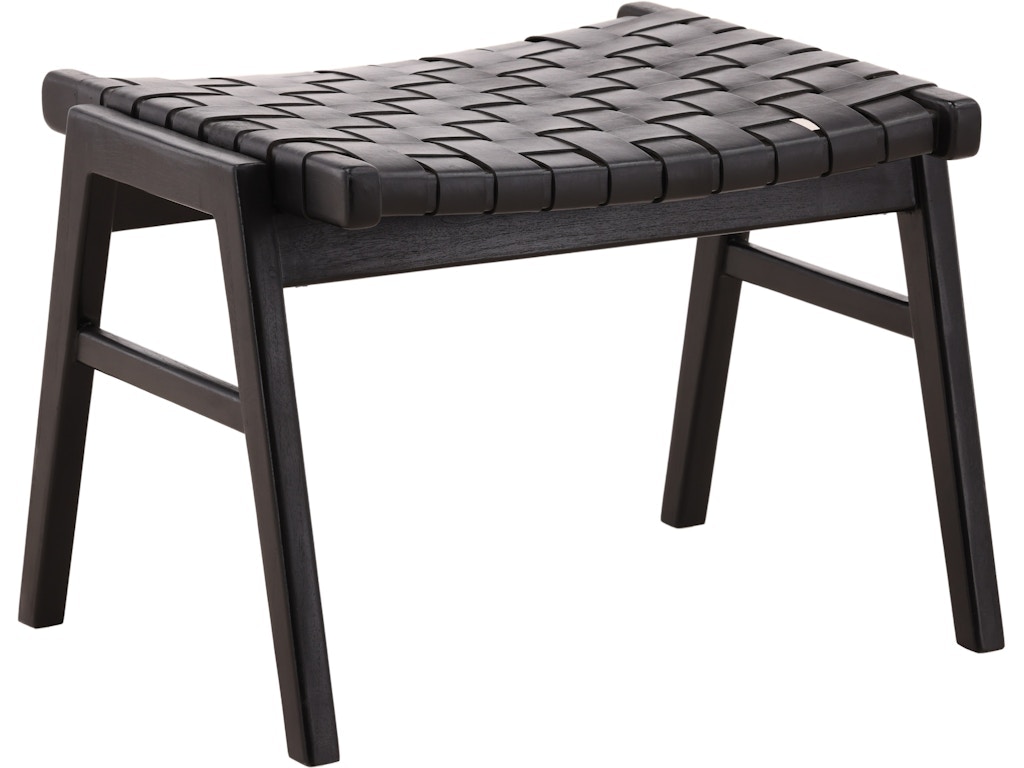 Dovetail Furniture Luisa Ottoman DOV83002-BLCK