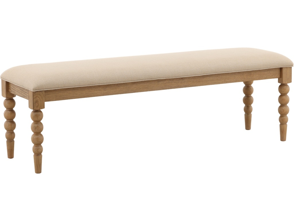 Dovetail Furniture Marcellina Bench DOV18245-BEIG