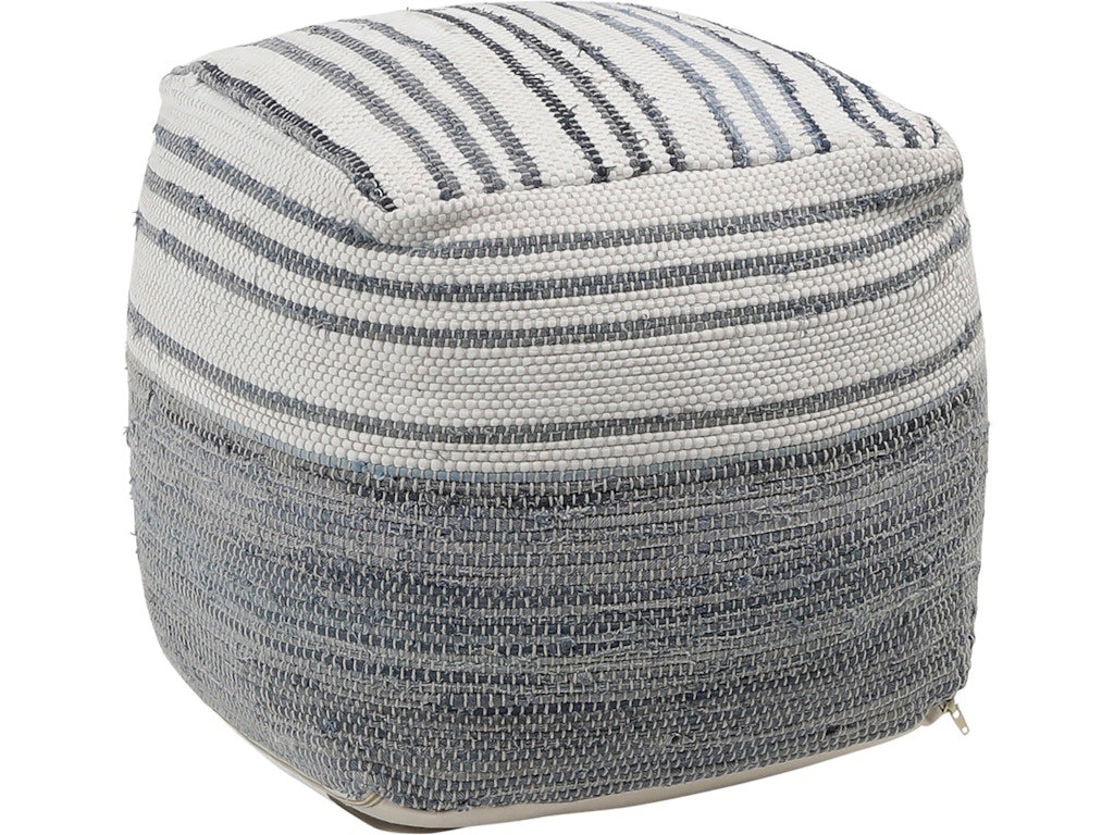 Dovetail Furniture Meira Pouf DOV6788