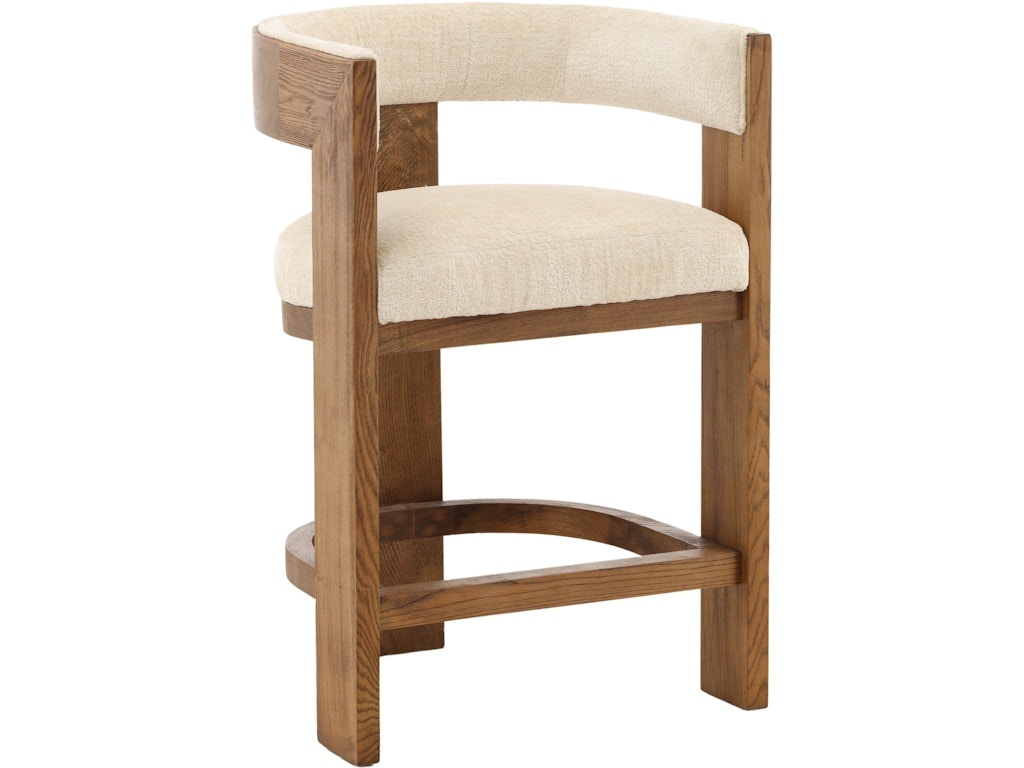 Dovetail Furniture Nadia Counter Stool DOV34075-CREM