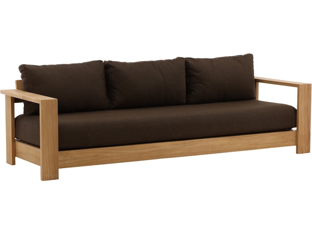 Dovetail Furniture Naya Outdoor Sofa DOV7813-BRWN