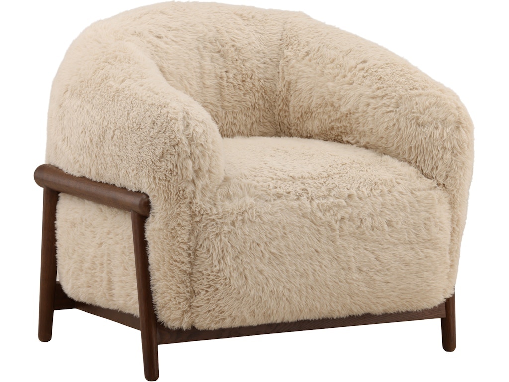 Dovetail Furniture Prescott Occasional Chair DOV86009-CREM