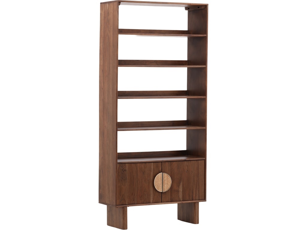 Dovetail Furniture Silvie Bookcase DOV61031-BRWN