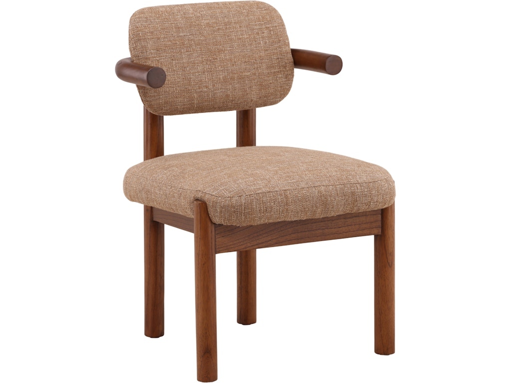 Dovetail Furniture Stratton Dining Chair DOV11720-BRWN