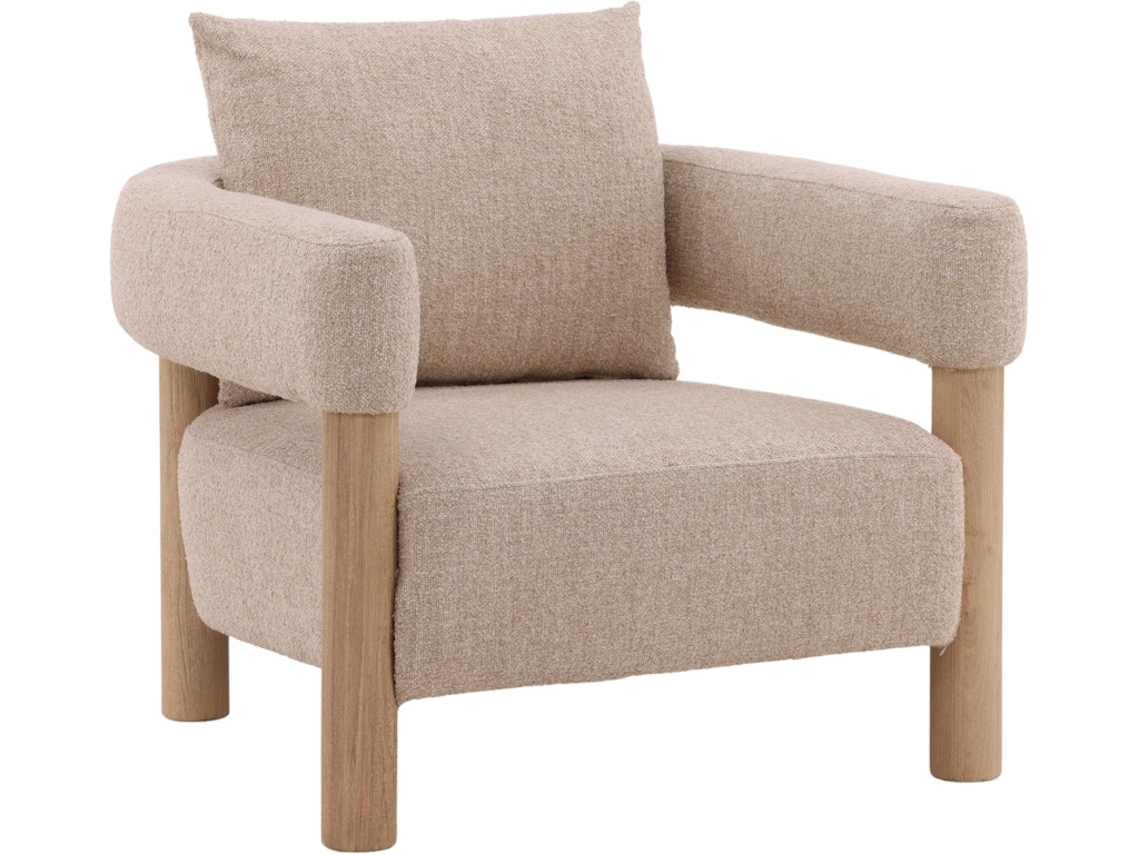 Dovetail Furniture Theo Occasional Chair DOV425-BEIG
