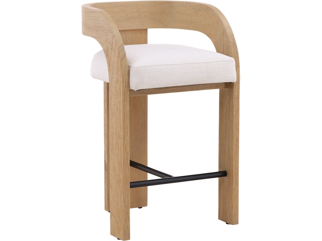 Dovetail Furniture Tyson Counter Stool DOV11534-CREM