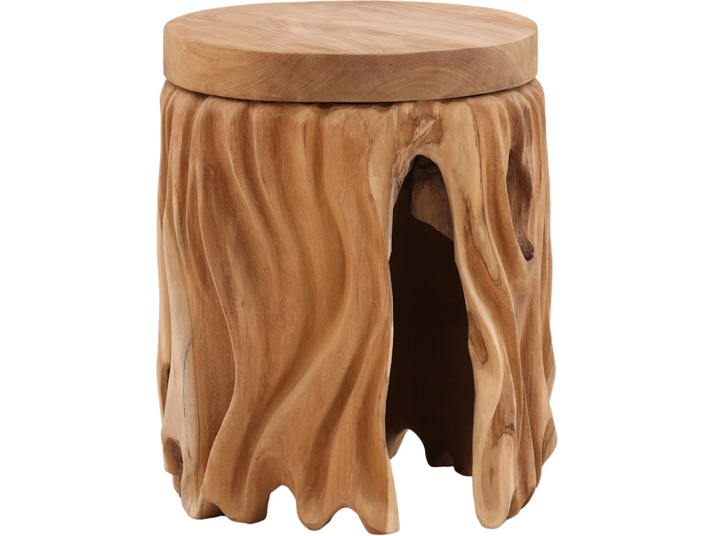 Dovetail Furniture Xylia Side Table DOV22037-NATL
