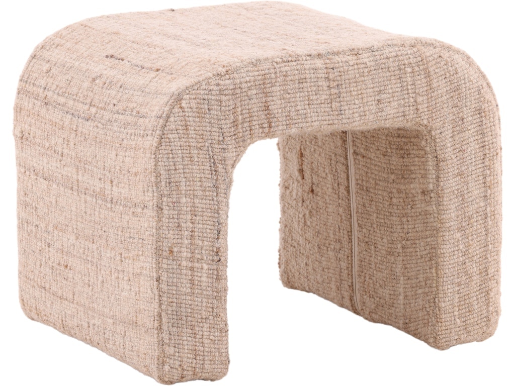 Dovetail Furniture Yaelle Stool DOV6940-BEIG